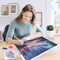 Large Diamond Art Kits for Adults DIY 5D Aurora Diamond Painting Kits for Adults Full Drill Landscape Diamond Painting Scenery Gem Art Kits for Gift Home Wall Decor 27.5x15.7 Inch